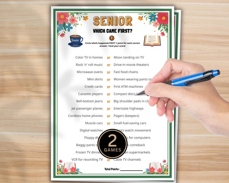 Game for Senior Citizens – Which Came First? | Elderly Icebreaker Games