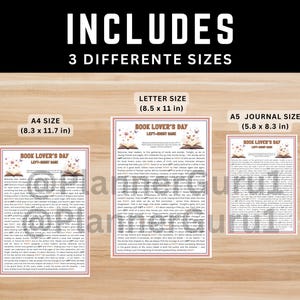 Book Lover’s Day activity – Left Right story game, printable PDF, great for classrooms and libraries