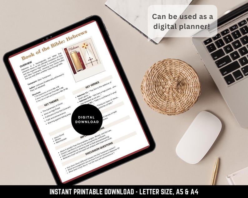 Bible Study Guide Printable | 66 Book Summaries | Old and New Testament ...