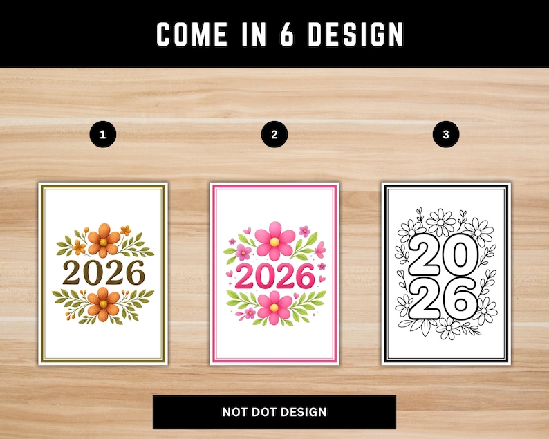2026 Cover Page | Printable Journal Cover | Planner Title Page | A5 A4 ...