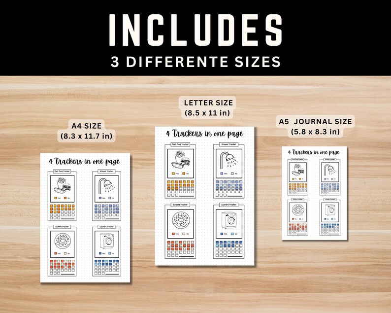 Fast food tracker section highlighting monthly takeout habits.