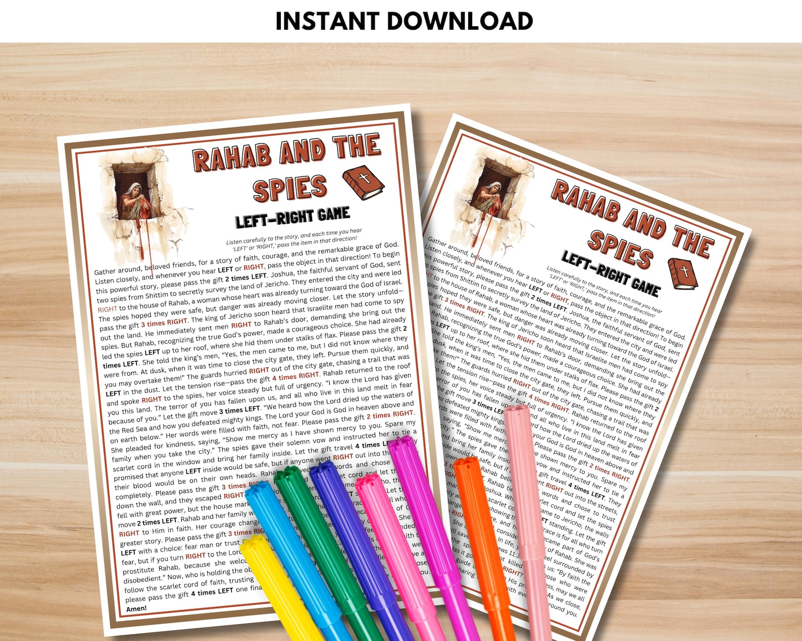 left-right-game-printable-christian-rahab-spies-jericho-bible-story
