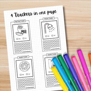 Laundry tracker section for organizing household chores.