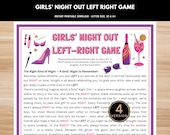 Girls' Night Out Left Right Game - Fun Printable Party Game for Ladies' Night, Bachelorette Party, Women's Night In, Gift Exchange Game