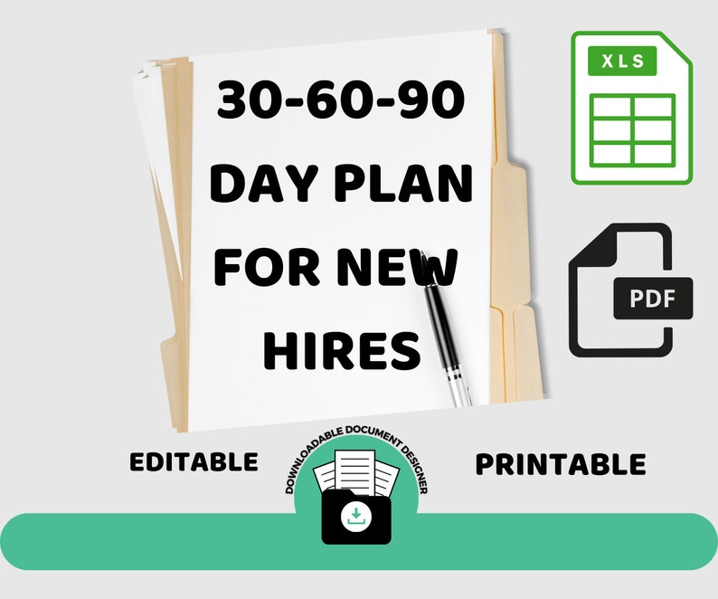 30 60 90 Day Plan Template Employee Day Plan Employee Etsy 30-60-90-day-plan-template-employee-day-plan-employee-etsy