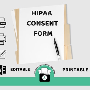 HIPAA Authorization, Health Insurance Portability and Accountability form