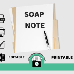 Detailed and Simple Soap Note Template