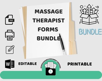 MASSAGE THERAPIST FORMs Bundle