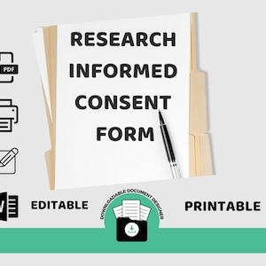 Research Informed Consent Form, Counselors Consent Form