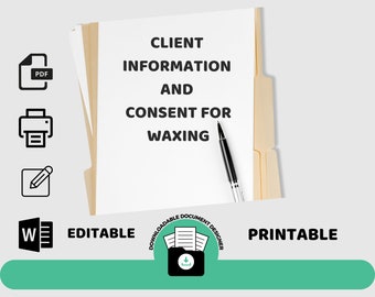 Client Information and Consent for Waxing