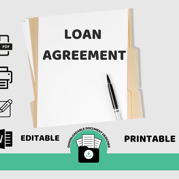 Loan Agreement, Main Loan Agreement, Personal Loan