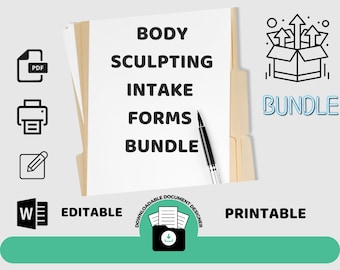 Body Sculpting Intake Forms Bundle