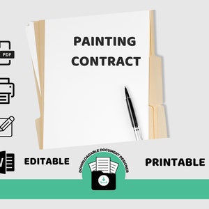 Interior Home Painting Contract, Renovation Agreements