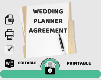 Wedding Planner Contract