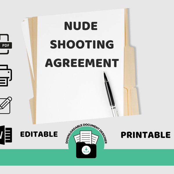 Nude Photo Video shooting agreement, Different copyrights Verison, Nude model Intake, Photographer&Videographer Intake