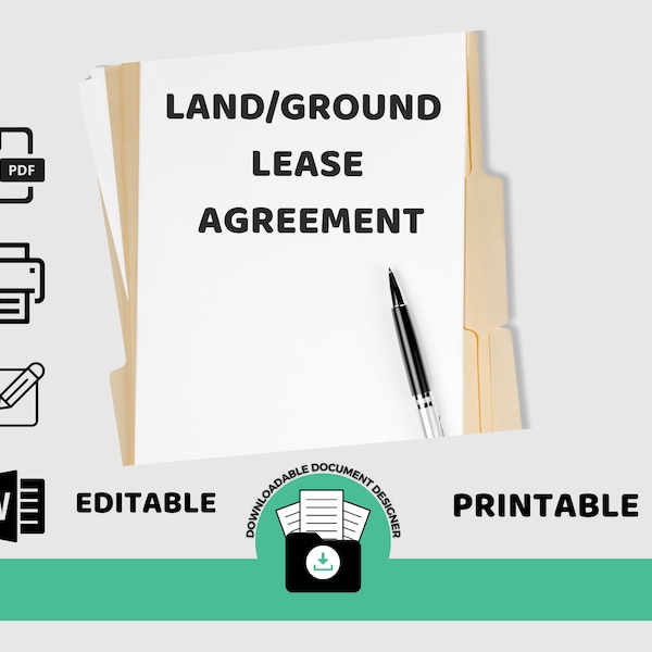 Land Lease Agreement, Rental Lease Agreement