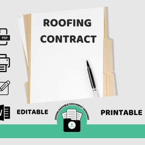 Roofing Contract Template