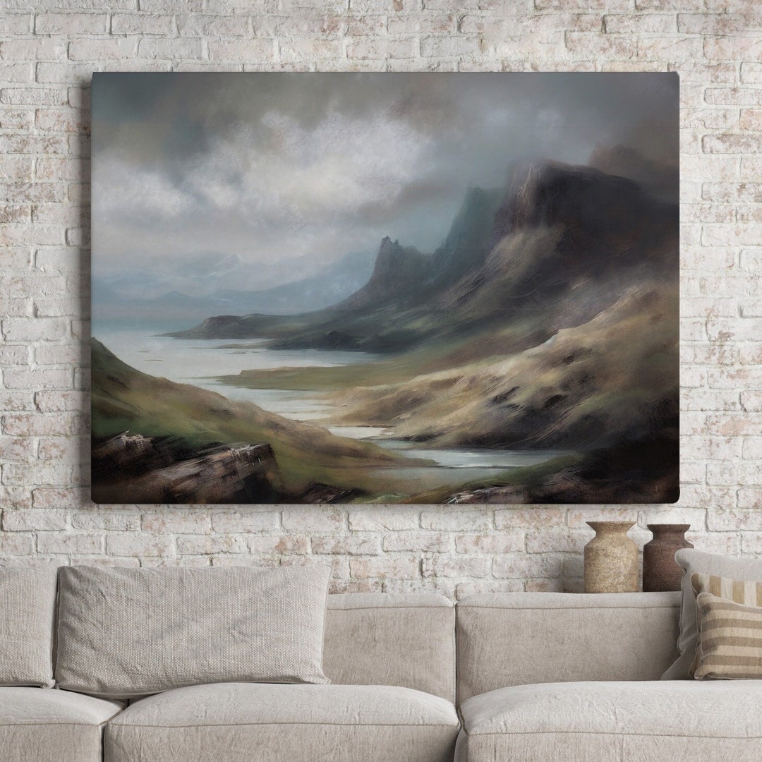 Isle of Skye Wall Art Scotland Landscape Digital Download, Majestic