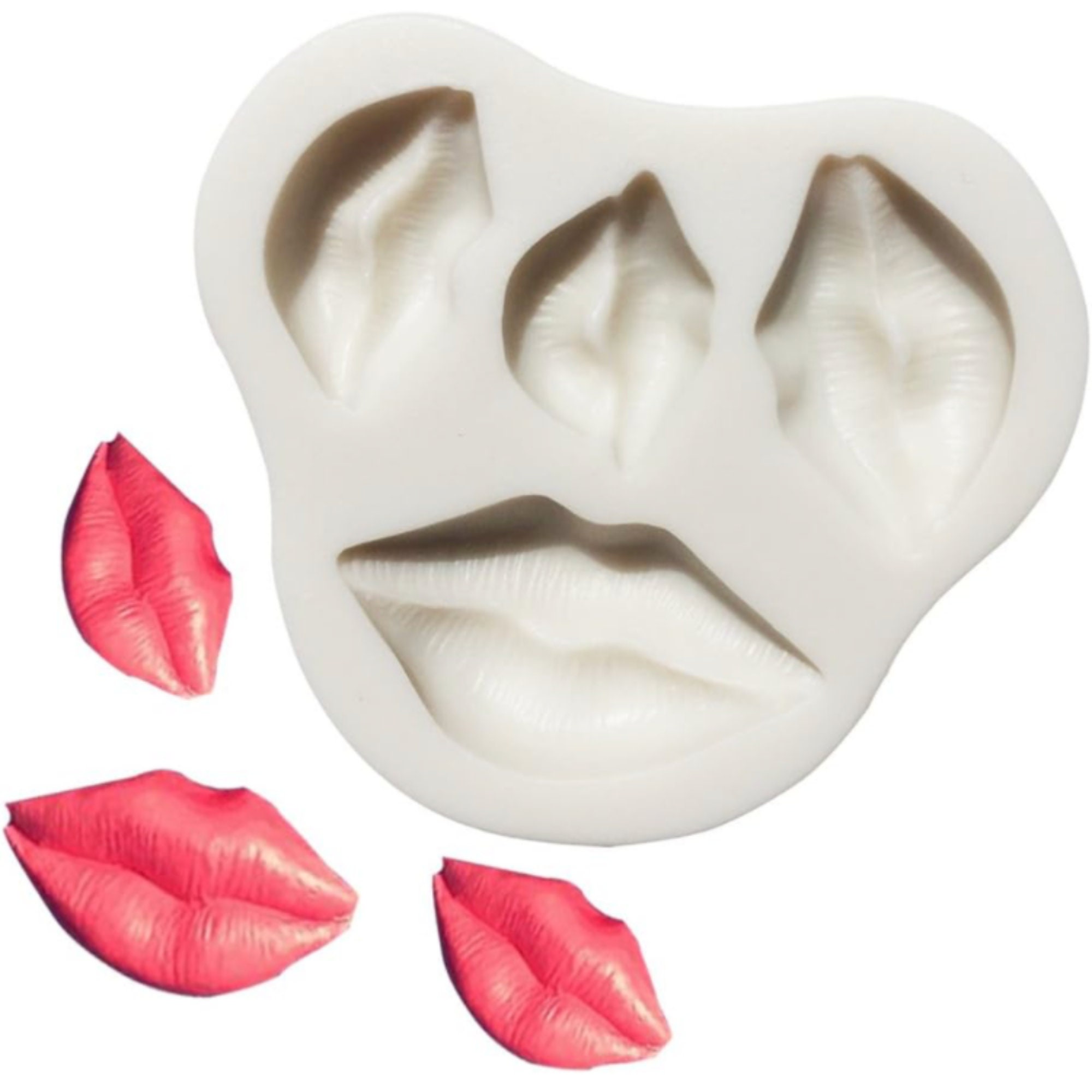 Valentine Gnomes Kissing Silicone Mold, Aroma Bead Molds, Car
