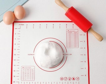 Versatile Silicone Baking Mat with Cake Sizing, Measurements, and Conversions - 19.5x15.5 Inches