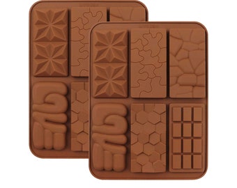 Moule silicone mini tablette de chocolat - La petite boutique à Clic