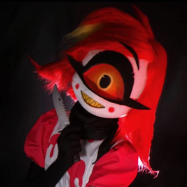 Hazbin Hotel Nifty Fursuit head style fursuit furry Fursona fantasy creatures cosplay Costumes