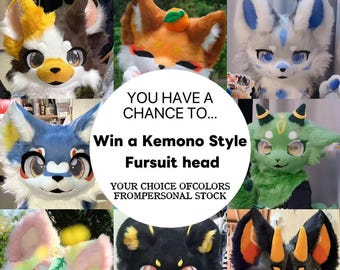 Kemono Style FURSUIT Head RAFFLE #1