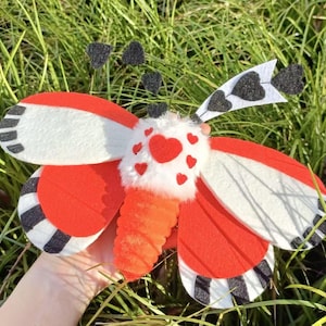 Handmade Valentino Moth Plushie from Hazbin Hotel