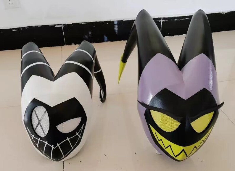 thumbnail image 2 of 3D Printed Cosplay Mask White Fursuit Head Base - 3D Printed Therian Mask For DIY Furry Cosplay Furry Cosplay Mask 2 of 9