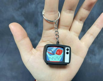 Hazbin Hotel Vox key chain CUTE