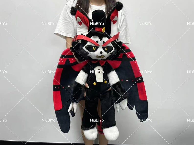 Husk plush cotton 60cm Hazbin Hotel doll image 1