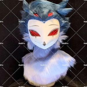 Helluva Boss stolas Fursuit head style fursuit furry Fursona fantasy creatures Eyes can shine
