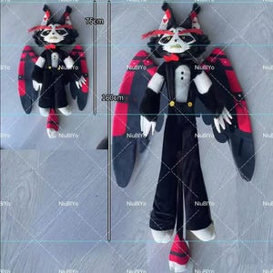 Husk plush cotton 60cm Hazbin Hotel doll image 4