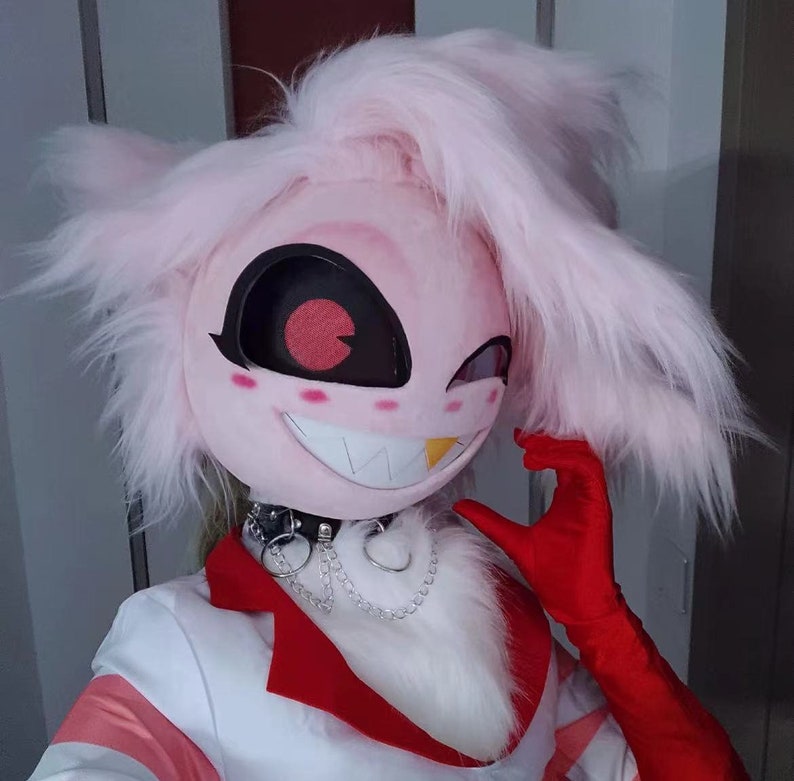 Hazbin Hotel Anthony Angel Dust Fursuit Head Style Fursuit Furry