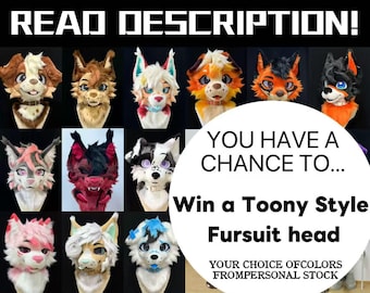 Toony Style FURSUIT Head RAFFLE #1