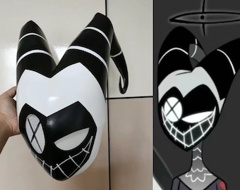 Hazbin Hotel Lute Fursuit head mask