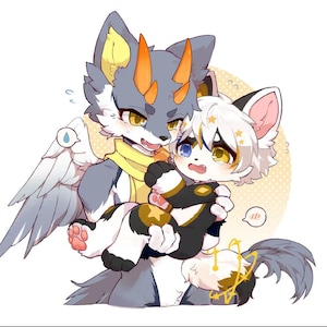 Comissão de foto de perfil Fursona, arte peluda fofa personalizada, pintada, desenhe seu FURRY (POR FAVOR, leia a descrição e me envie uma mensagem antes de comprar!)
