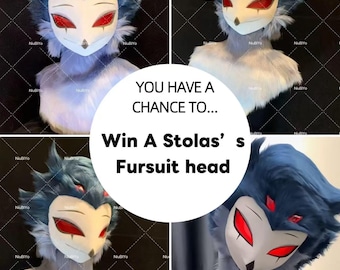 Helluva Boss stolas Fursuit head Head RAFFLE #1