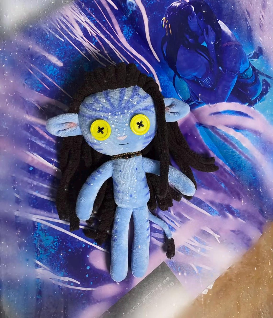 Blue Fantasy Alien Plush Doll – Handmade Creature Plush Toy - Etsy