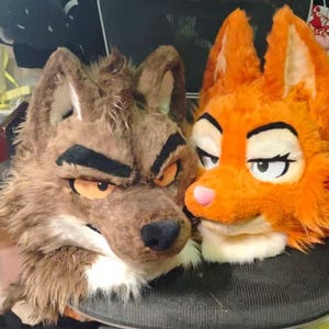 The Bad Guys 2 Mr. Wolf Fursuit head  furry Fursona fantasy creatures