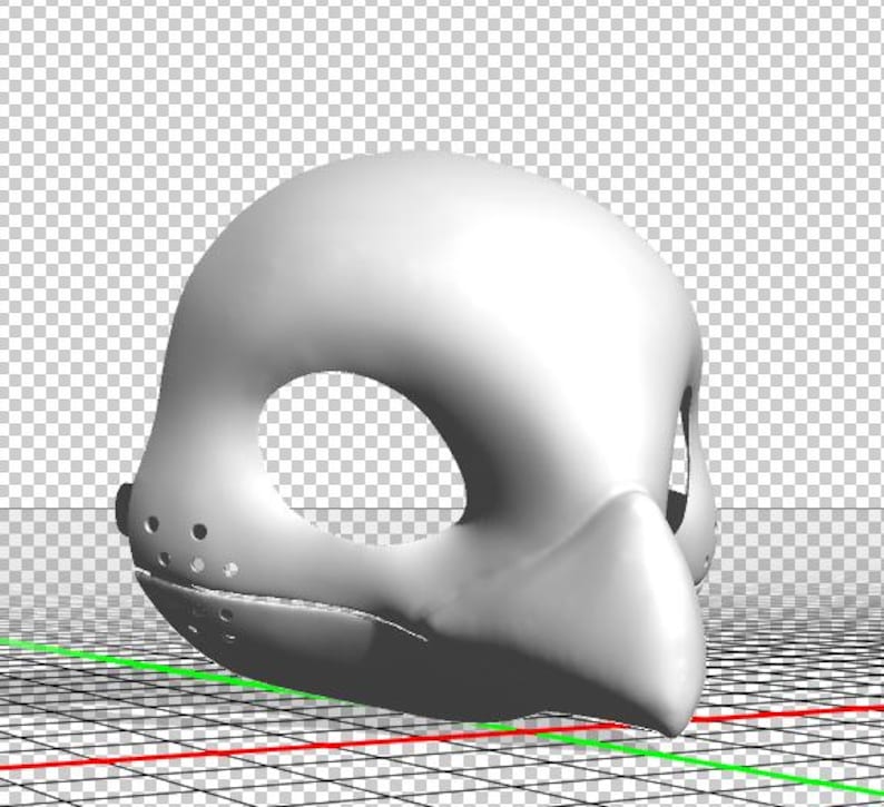 Pu&ograve; includere: Una maschera bianca stampata in 3D con un becco da uccello e fori per gli occhi. La maschera &egrave; progettata per il cosplay o per i costumi.