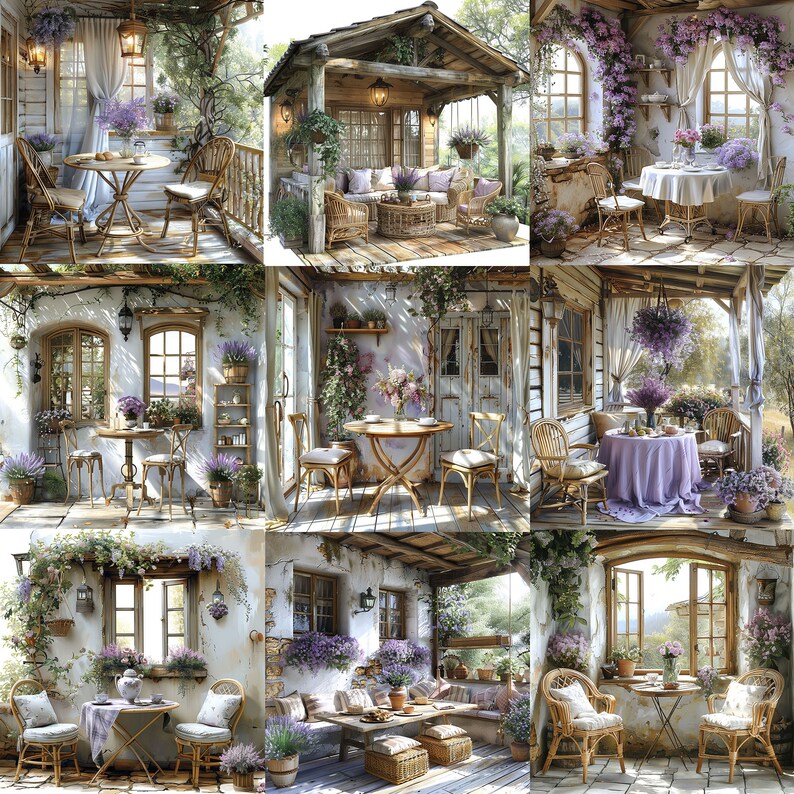 Old Shabby Chic Cottage Interiors JPEG Cozy Corner Food Purple Cozy ...