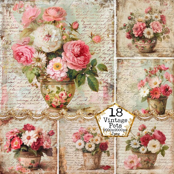 junkjournal【shabby chic petals】 Shabby Chic Vintage Junk Journal | MakerPlace by Michaels