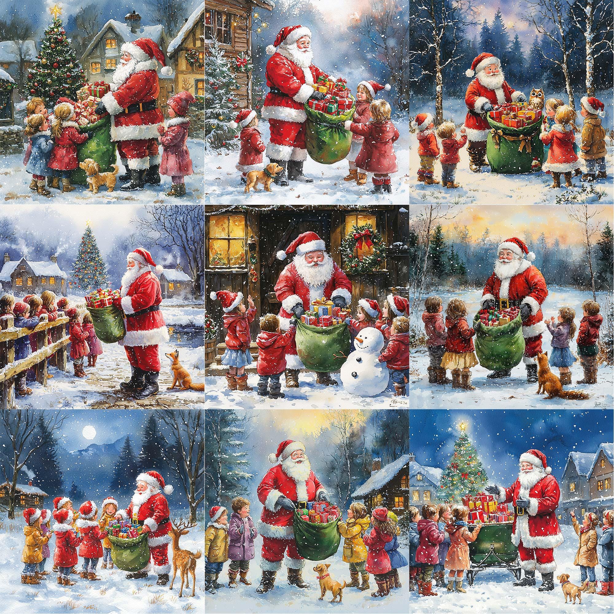 JPEG クリスマス サンタのプレゼント グラフィック クリスマスツリー