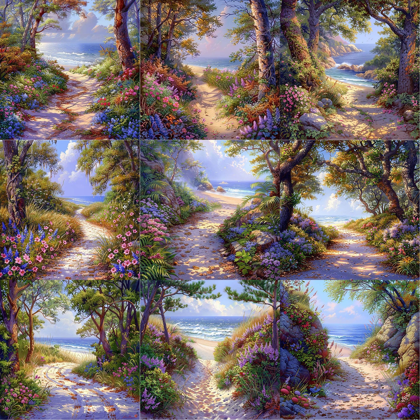 Jpeg Collection JPEG Seaside Charm: Path to the Beach Clipart Collection JPEG Wild ...