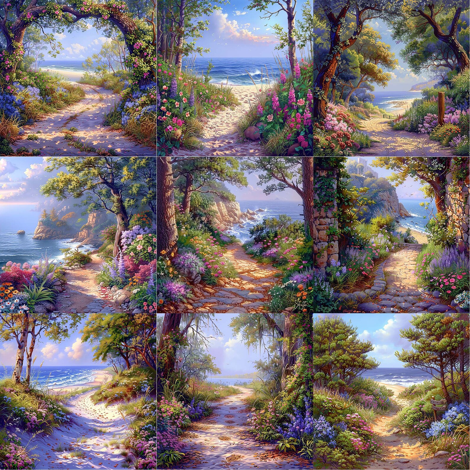 Collection Jpeg JPEG Seaside Charm: Path to the Beach Clipart Collection JPEG Wild ...