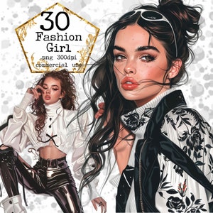 PNG Cute Fashion Girl Clipart Lady Boss Clipart Business Woman Clipart Bellezza PNG Girl Boss Clipart Paper Crafts Junk Journal Scrapbooking
