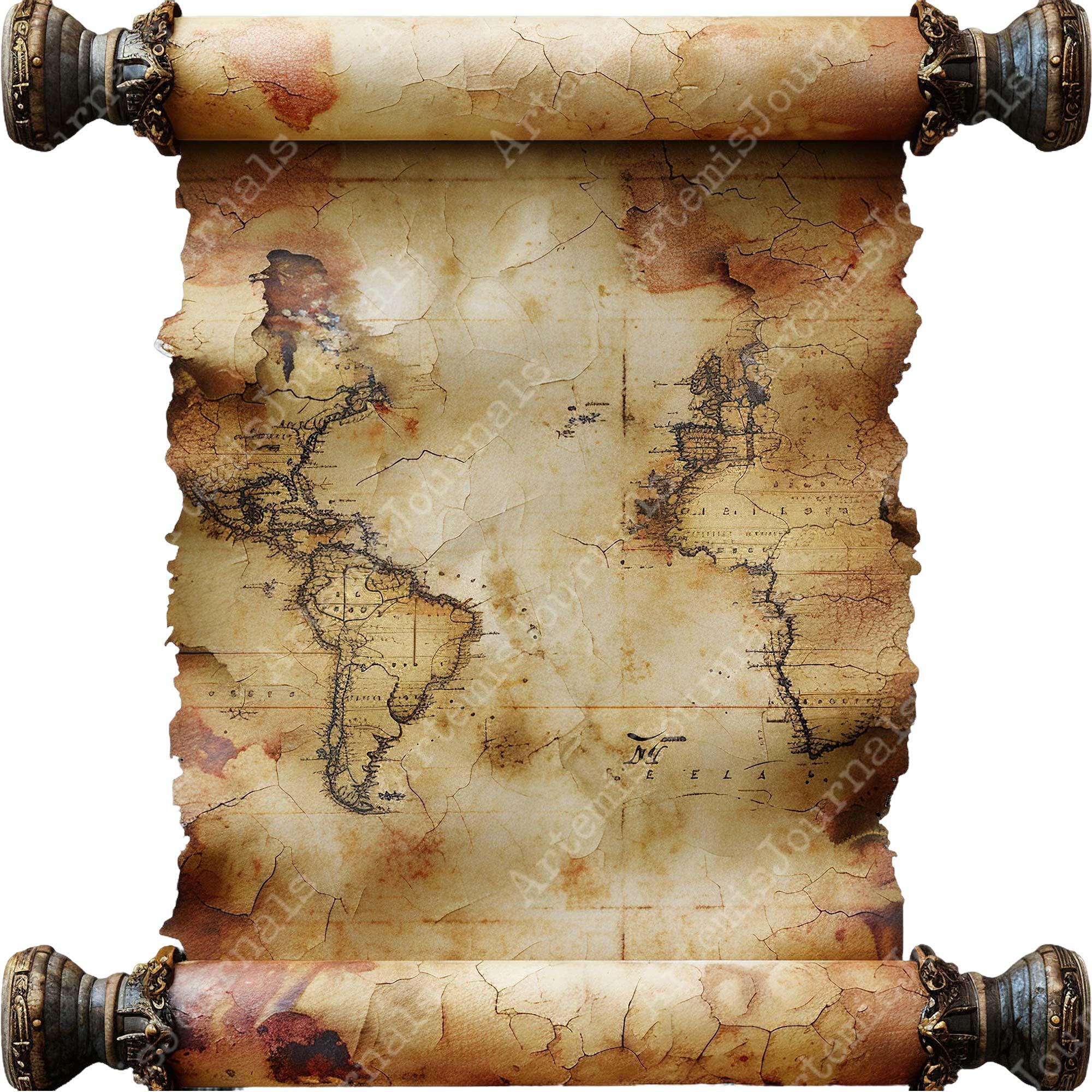 JPEG Antique Scroll Clipart Vintage Scroll Papyrus Ancient Writing ...