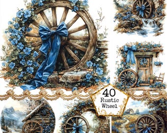 thumbnail image 2 of Aztec Dollhouse Miniature Wood Wagon Wheel – 1:12 Scale, Indoor/Outdoor Decor G7157 2 of 6