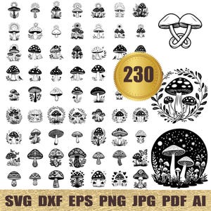 230 Magical Mushroom eye svg, dxf, eps, ai, pdf, jpg, png Mystical Mushroom svg, Magic boho Mushroom mushroom shirt svg floral mushroom svg
